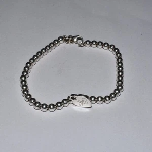 Tiffany & Co. Return to Tiffany Mom Heart Tag Bracelet in Silver Size 7" - Bild 1 von 4