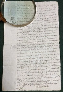 1821 INVERNESS, JAMES GRANT of BUGHT, A Deed of Settlement to Wife & Children - Foto 1 di 3