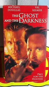 VHS Tape - The Ghost and the Darkness - Val Kilmer Michael . Douglas Movie. - Picture 1 of 6