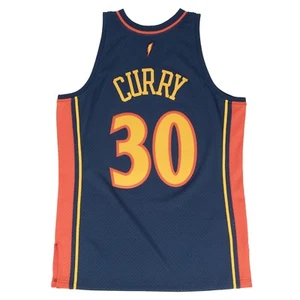 Stephen Curry 2009-10 Jersey Golden State Warriors Basketball Swingman Large - Picture 1 of 3