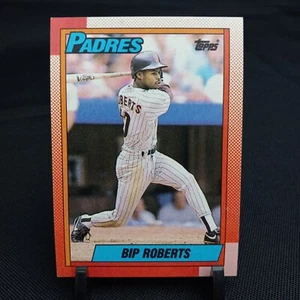 1990 Topps Baseball Card Bip Roberts San Diego Padres #307 (1A263) - Picture 1 of 3
