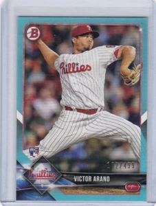 2018 Bowman Victor Arano #66 RC Phillies BLUE VERSION #102/499 - Picture 1 of 1