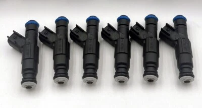 6x 4-hole Fuel Injectors For 1999-2004 Jeep Cherokee Wrangler TJ 4.0L 0280155784 Foto 1 de 4