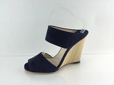 Женские замшевые кожаные клинья Prada темно-синие 39 - Изображение 1 из 4