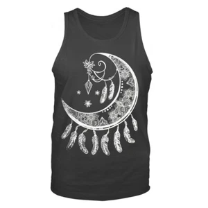 Moon & Feathers Graphic Tank Top - Bild 1 von 6