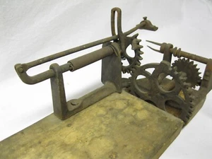 Apple Peeler Parer Vtg Old Antique Rare Return Lathe Kitchen Cast Iron Farm Tool - Picture 1 of 10