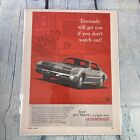 1966 Oldsmobile Toronado Car Muscle Hot Rod Vintage Print Ad/Poster Promo Art
