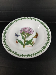 Portmeirion BOTANIC GARDEN Individual Pasta Bowl 10in DIANTHUS Britain - Picture 1 of 8