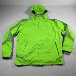 Columbia Omni-Heat Interchange Jacket Men XXL Green Gray 3-in-1 Waterproof Ski - Picture 1 of 14