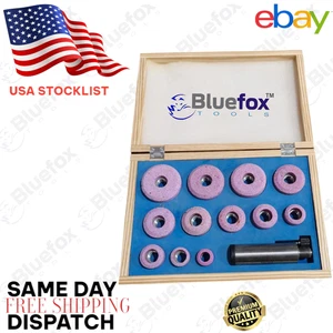 NEW Sioux Valve Seat Pink Grinding Wheels 12PCS Stone Holder Star Drive 11/16" - Foto 1 di 8