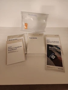 2023 Hyundai Tucson Abridged Owners Manual W Navigation Guide & Case - Picture 1 of 2