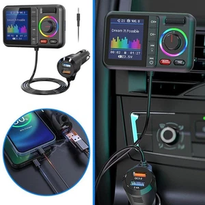 Car FM Wireless Bluetooth Transmitter MP3 Player USB Tool GXX Adapter a/y B2F8 - Picture 1 of 10