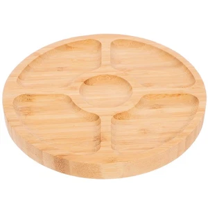  Serving Trays for Entertaining Divided Round Dessert Appetizer Dishes - Bild 1 von 12