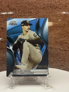 2025 Topps Chrome Black Blue Refractors #73 Dylan Cease 44/150 PADRES - Picture 1 of 2
