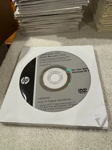 HP Driver Recovery DVD Windows 10 - HP Probook 640/650 G4 - OTTIME CONDIZIONI - Foto 1 di 1