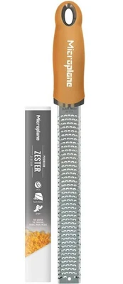 Microplane Zester premium, grattugia Giallo ocra, lama fine professionale  - Immagine 1 di 4