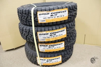 Toyo Open Country R/T 145/80R12 LT 145R12 x4 Tires LMud Suv Tire for Off Road - Image 1 of 4