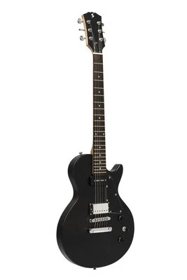 Stagg Standard Series Electric Guitar - Black - SEL-HB90 BLK - Image 1 of 4