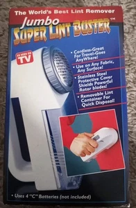 Rasoio Jumbo Super Lint Jumbo retrò vintage nuovo con scatola - Foto 1 di 6