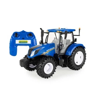 BRITAINS RC 1/16 Big Farm New Holland T6.180 Radio Controlled Tractor - Picture 1 of 12