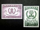 Federation Of Malaya 1960 World Refugee Year Complete Set - 2v MNH #1