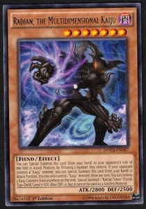 Yugioh Radian, the Multidimensional Kaiju DOCS-EN087 Rare 1st Ed - LP - Imagen 1 de 2