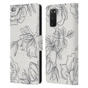 OFICIAL HAROULITA BLANCO Y NEGRO 5 FUNDA DE LIBRO CUERO PARA SAMSUNG TELÉFONOS 1 - Imagen 1 de 11