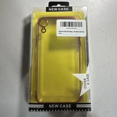 iPhone XR 6.1-Inch Shock-Absorption Bumper Case Cover Clear Red - Image 1 of 4