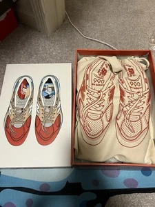Size 10 - New Balance Kith x 990v2 Made in USA Cyclades - Picture 1 of 7