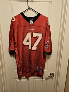 John Lynch Authentic Replica Reebok Xlarge Tampa Bay Buccaneers NFL Trikot  - Bild 1 von 2