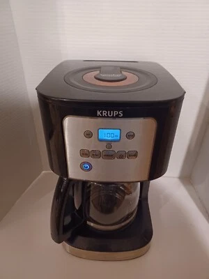KRUPS 12cup Coffee Thermo Brew Tech Programmable KeepsWarm4hrs Good COND. CLEAN! - Image 1 of 4