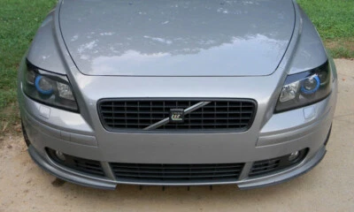 VOLVO S40,V50 2004-2012 FARO PÁRPADOS CEJAS ADORNOS PLÁSTICO ABS NUEVO AFINACIÓN - Imagen 1 de 4
