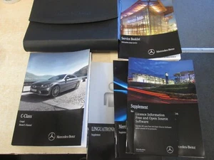 2015 -21 MERCEDES C CLASS COUPE OWNERS HANDBOOK MANUAL & WALLET 2015 - Picture 1 of 1