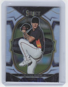 2023 Panini Select #98 Hunter Brown Silver Prizm