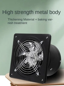 Large Suction Stainless Steel Exhaust Air Fan Inside Window Type Ventilation Fan - Picture 1 of 20