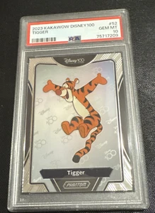 2023 Kakawow Phantom Disney Tigger #52 Winnie the Pooh PSA 10 GEM MT - Picture 1 of 2