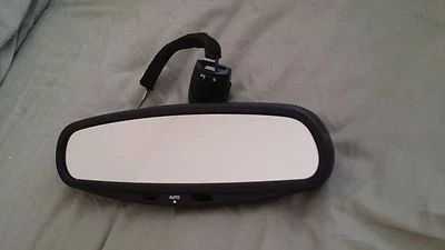 FACTORY OEM 95 - 03 JAGUAR XJ6 XJ8 XK8 AUTO DIM INTERIOR REAR VIEW MIRROR - Image 1 of 4