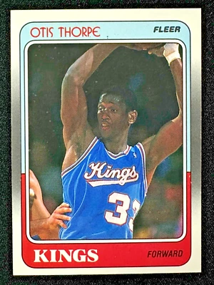 Otis Thorpe 1988-89 Fleer #99 Sacramento Kings Foto 1 de 2