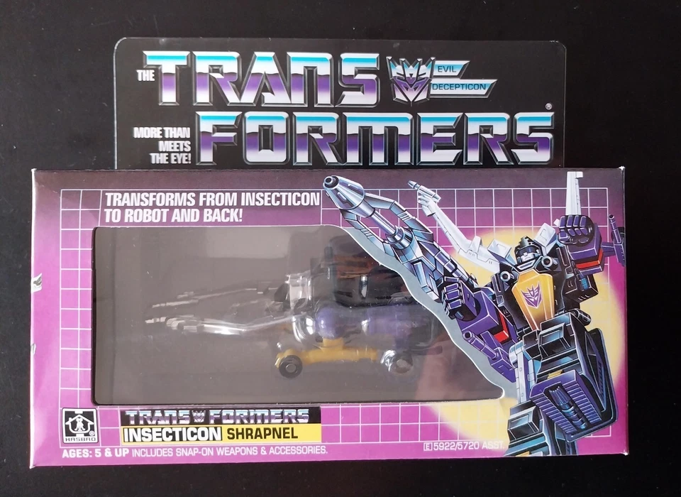 Transformers G1 Shrapnel Takara - Decepticons Insecticons Rantrox - Imagen 1 de 4