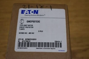 3 Phase Motor Circuit Protector, 7Amps, 480VAC (Eaton: GMCP007C0C) - Picture 1 of 4