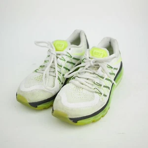 NIKE AIR MAX Youth 4.5 - White & green sneakers athletic shoes - Women's 6.5 - Picture 1 of 12