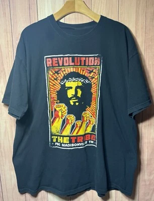 Che Guevara Revolution The Tribe Jesus Christ T-shirt Medium Large Cuban - Image 1 of 4