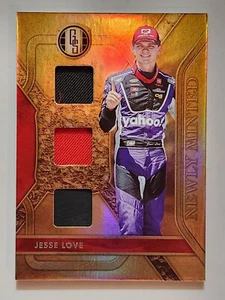 2023 Panini Chronicles NASCAR Racing Gold Standard Swatches #GS-JL Jesse Love - Picture 1 of 2
