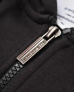 Sudadera con Capucha Lambretta Para Hombres Original Azul Marino Cremallera Completa Clásica Target - Imagen 1 de 7
