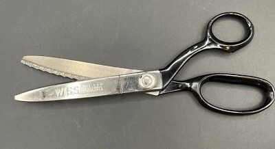 Wiss CB9 Professional drop-forged steel pinking zig-zag cut shears scissors USA - Image 1 of 4