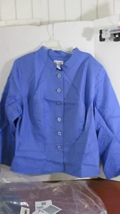 JG HOOK~Blue Lined SUIT JACKET~Women's 26W~NWT - Picture 1 of 5