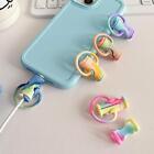 1/5x Mini 2 in 1 Data Cable Protector Cover, Cute Cable Tool Protection A5Q5