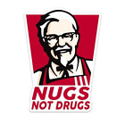 Nugs Sticker Holographic Funny  Jdm Drift Meme Straya Car Ute 4x4 Funny