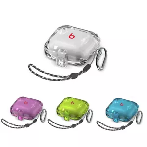 Funda transparente con cerradura para estuches a prueba de golpes Beats Fit Pro con cordón antipérdida - Imagen 1 de 14