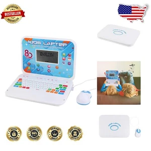Ergonomic Kids Laptop with Knowledge Tests - Fun Learning Machine for Ages 5+ - Picture 1 of 9